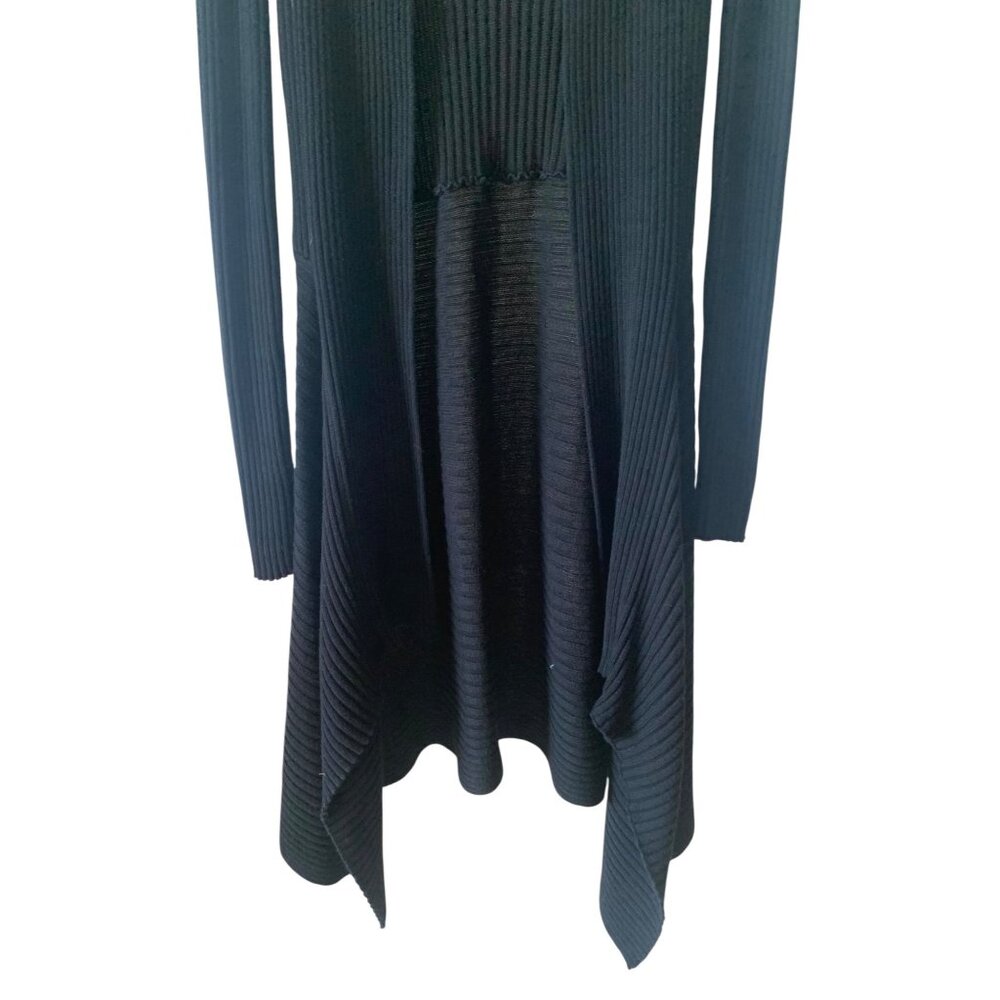 Cabi Solid Black Sweetheart Ribbed Asymmetrical H… - image 6